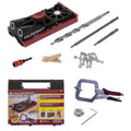 7331 Pocket Hole Jig 200 XT Complete Double/Twin Pocket Hole Jig Kit System. Easy to Use, Pocket Hole Drill Guide
