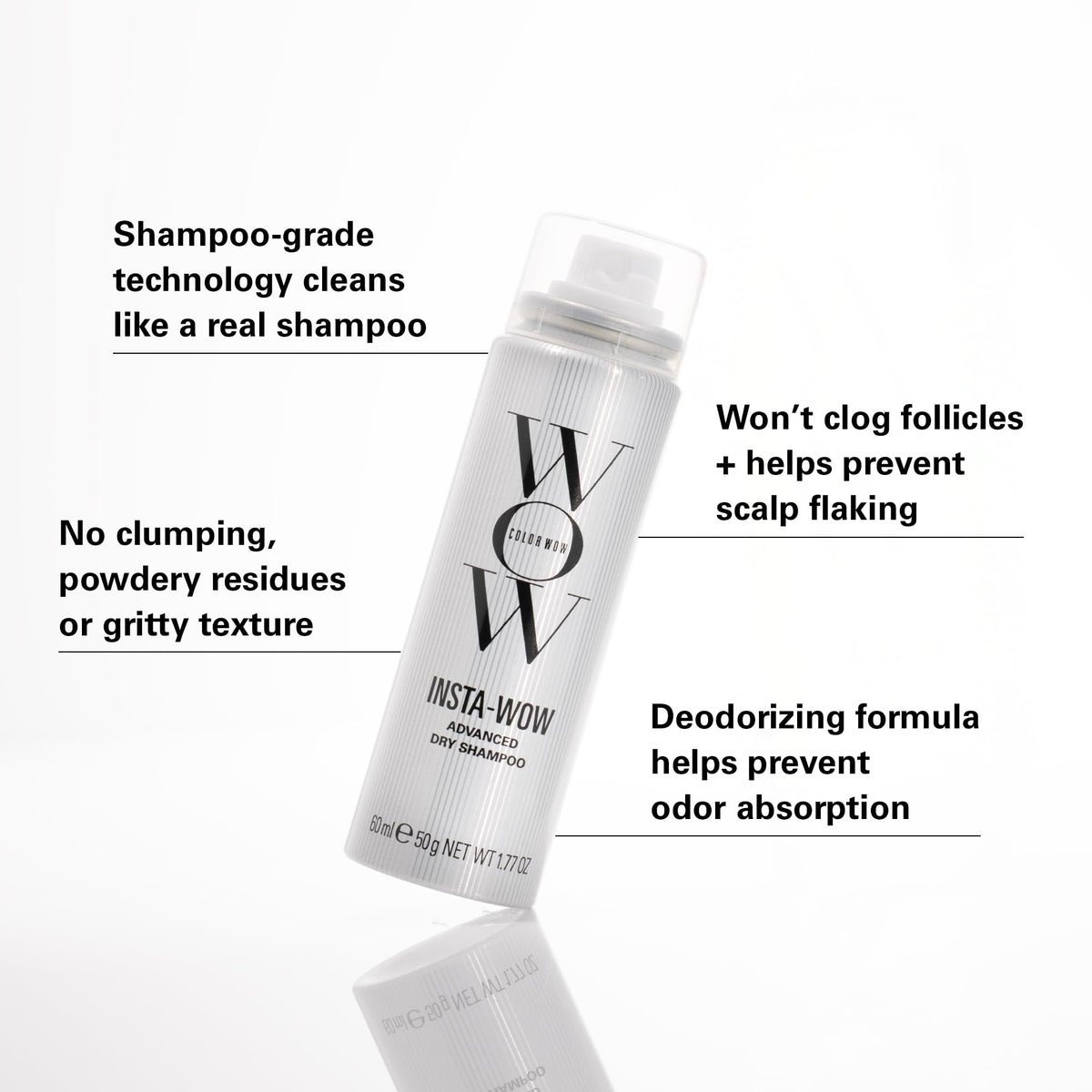 Insta-WOW – Advanced Dry Shampoo, No White Residue