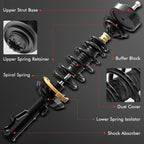 A-Premium Front Complete Strut and Coil Spring Compatible with GMC