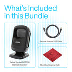 DS9208 Zebra Symbol 1D/2D Hands-Free Barcode Scanner, USB Cable Included