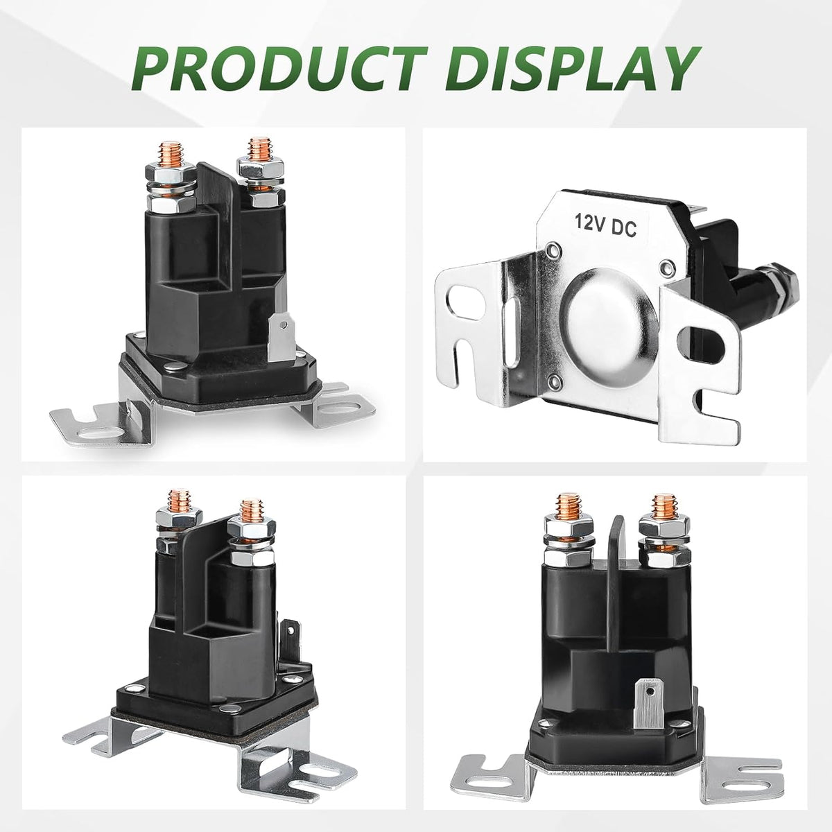 Starter Solenoid 12V for B&S 691656 555375GS 790951 Trombetta 812-1201-211-05 812-1201-211-06 Lawn Mower