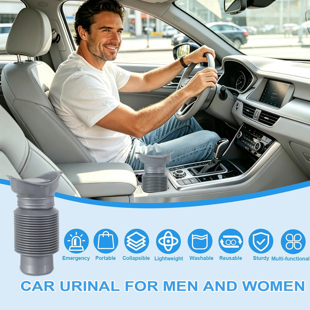 Pee Bottles for Men,Portable Urinal for Men,Collapsible Urine Bottle 750ML | Car Urinals for Men and Women,Emergency