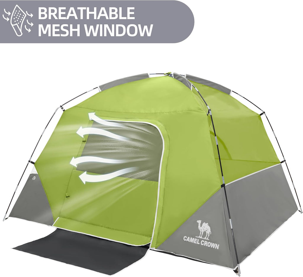 Tents for Camping 4/8 Person Waterproof Tent Quick Setup Folding Outdoor Backpacking Tents Family Hiking