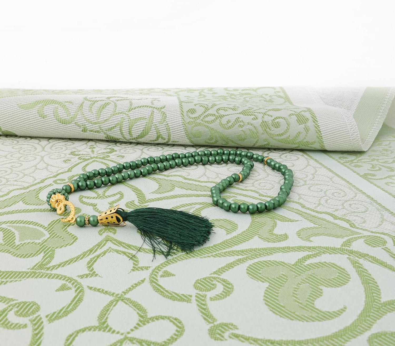 Muslim Prayer Rug with Tasbih and Portable Bag, Muslim Gift for Women Men, Mubarak Islamic Box, Soft Mat Islam Gifts