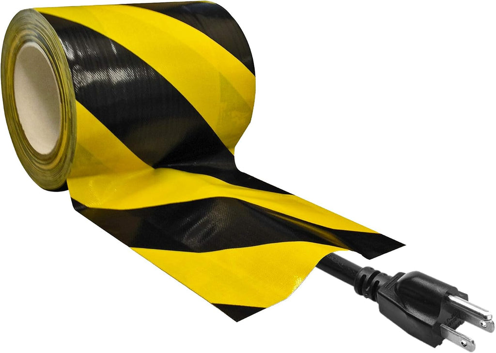 Tunnel Tape with Non-Adhesive Center Channel Path for Cable Management Gaffer's Tape 4" x 100 Feet (33 Yards)
