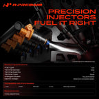 A-Premium Fuel Injectors Set of 4 Compatible with Ford