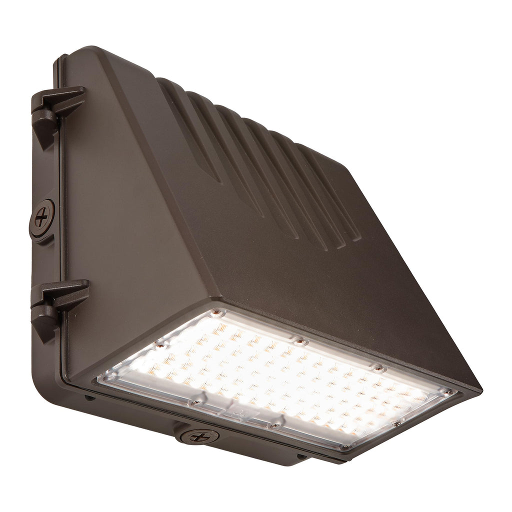 LED Wall Pack Security Light, Selectable Color/Watts, 11,500 Lumens