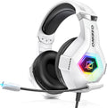 Gaming Headset for PC, Ps4, Ps5, Xbox Headset with 7.1 Surround Sound Gaming Headphones with Noise Canceling Mic, LED