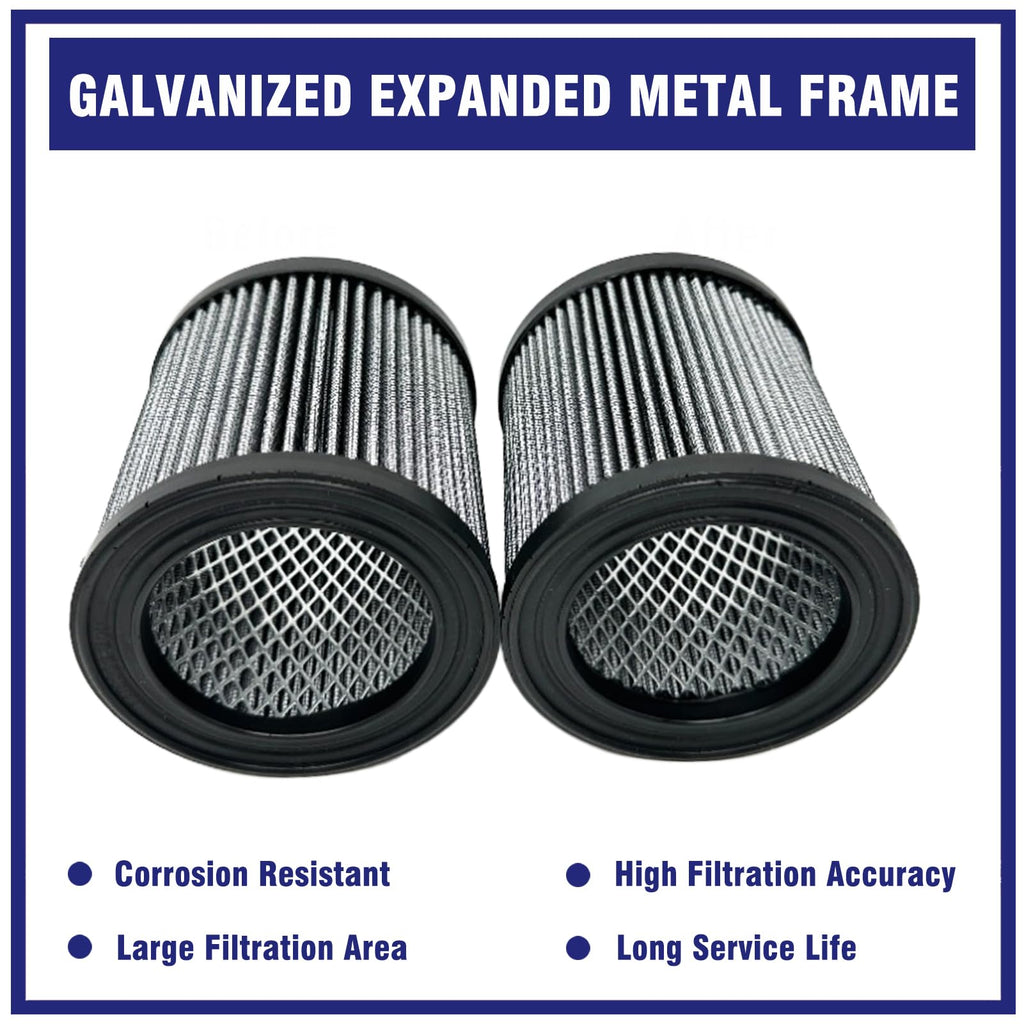 2 Pcs 110377E100 Air Filter for Quincy Air Compressor, Replace 32012957