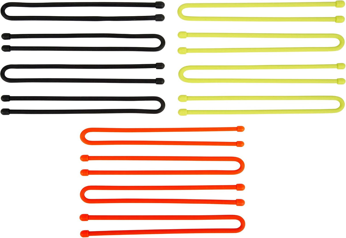 Gear Tie Original ProPacks - Reusable Rubber Twist Ties for Indoor & Outdoor Use - Bendable Wire Interior - Durable