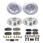 PowerStop Z23 Performance Brake Pad & Rotor Kit Front & Rear K8686