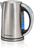 1.7 Liter Electric Tea Kettle, Water Boiler & Heater | Fast Boiling 1500 Watts |Temp Control | Cordless Serving |