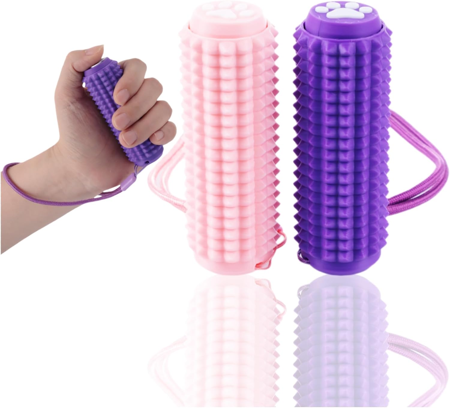 Little Ouchies Fidget Clicker (2 Pack) - Pain Stim Sensory Tool for ADHD Kids & Adults, Stress Relief Focus Keychain