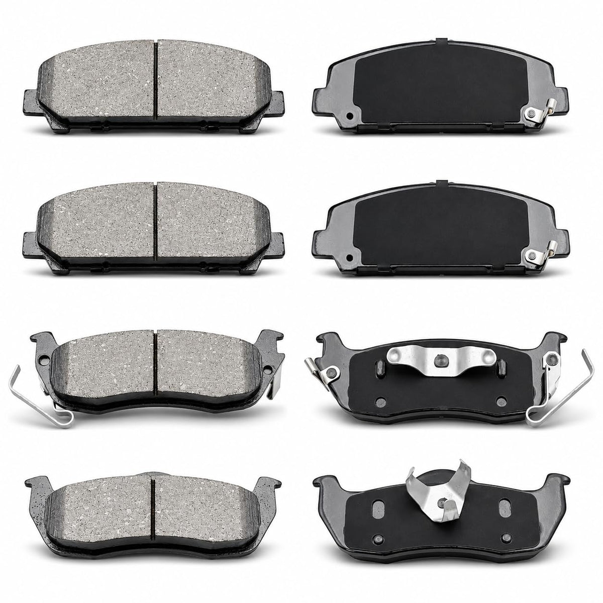 8pc Ceramic Brake Pads Fit for 2008-2015 Nissan Titan