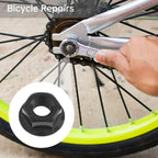 CLAHJQX 50-Set M6 Flange Nut with Flat & Lock Washers, Black