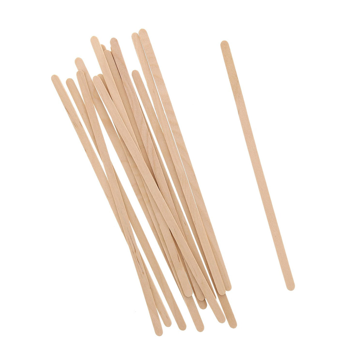7.5" Wood Coffee Beverage Stirrers, Package of 500