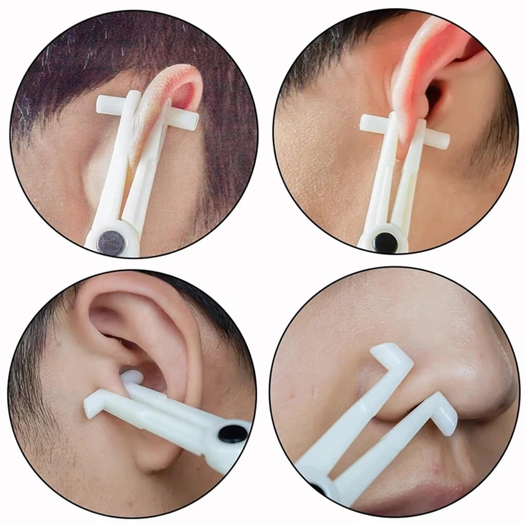 Piercing Clamps - Autdor 10Pcs Piercing Forceps Rounded Slotted Disposable Piercing Clamps Septum Forceps for Lip