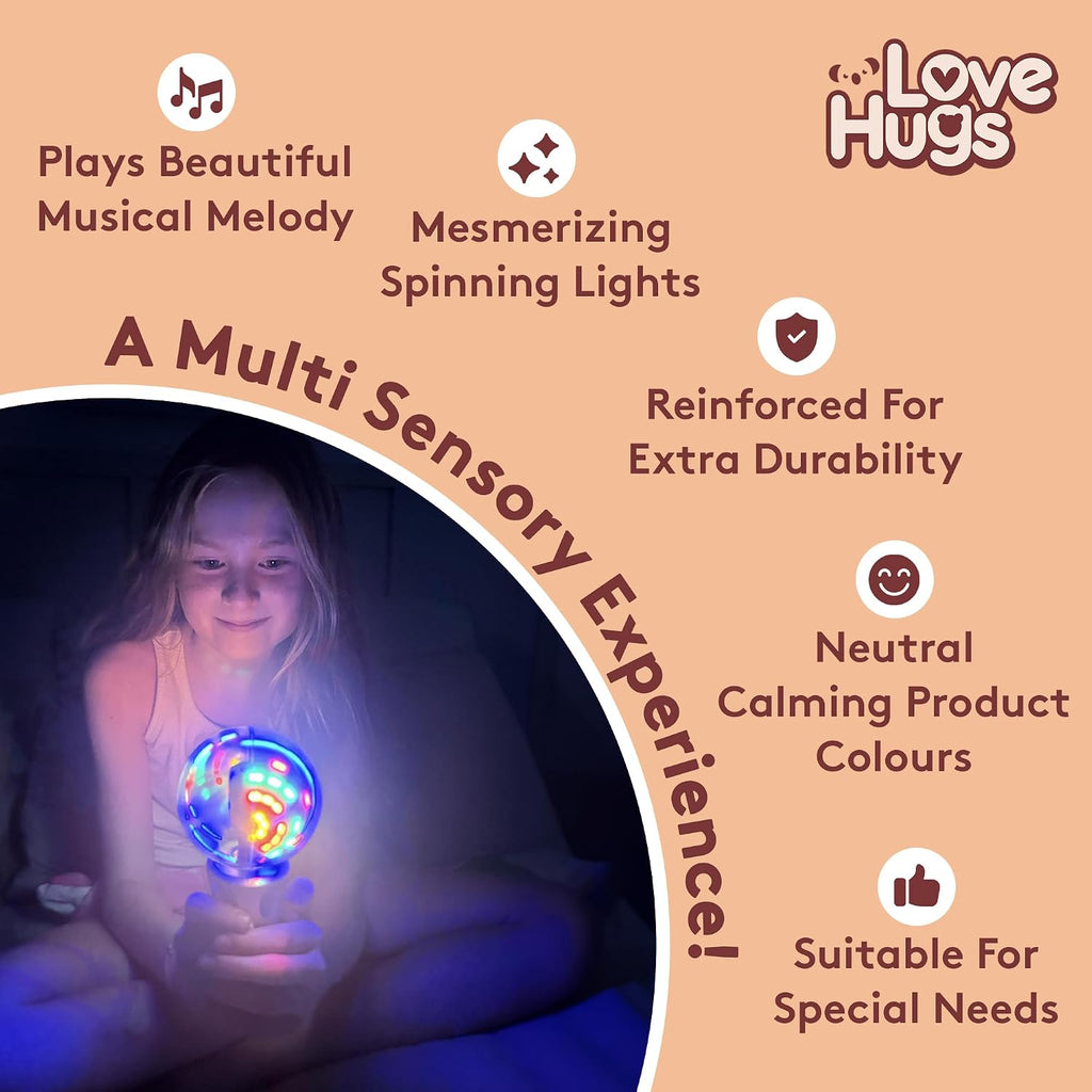 Musical Light Up Wand - Sensory Lights for Autistic Children - Light Up Sensory Toys - Autism Toys - Sensory Toys for