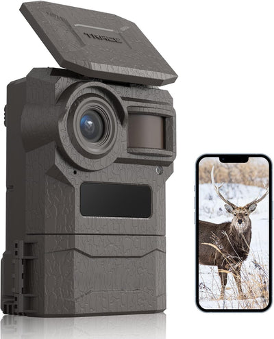 Upgraded 4G Cellular Trail Camera with UHD Quality Video, 0.2s Trigger, 32GB in-Built & SIM Card, IP66 Waterproof, No