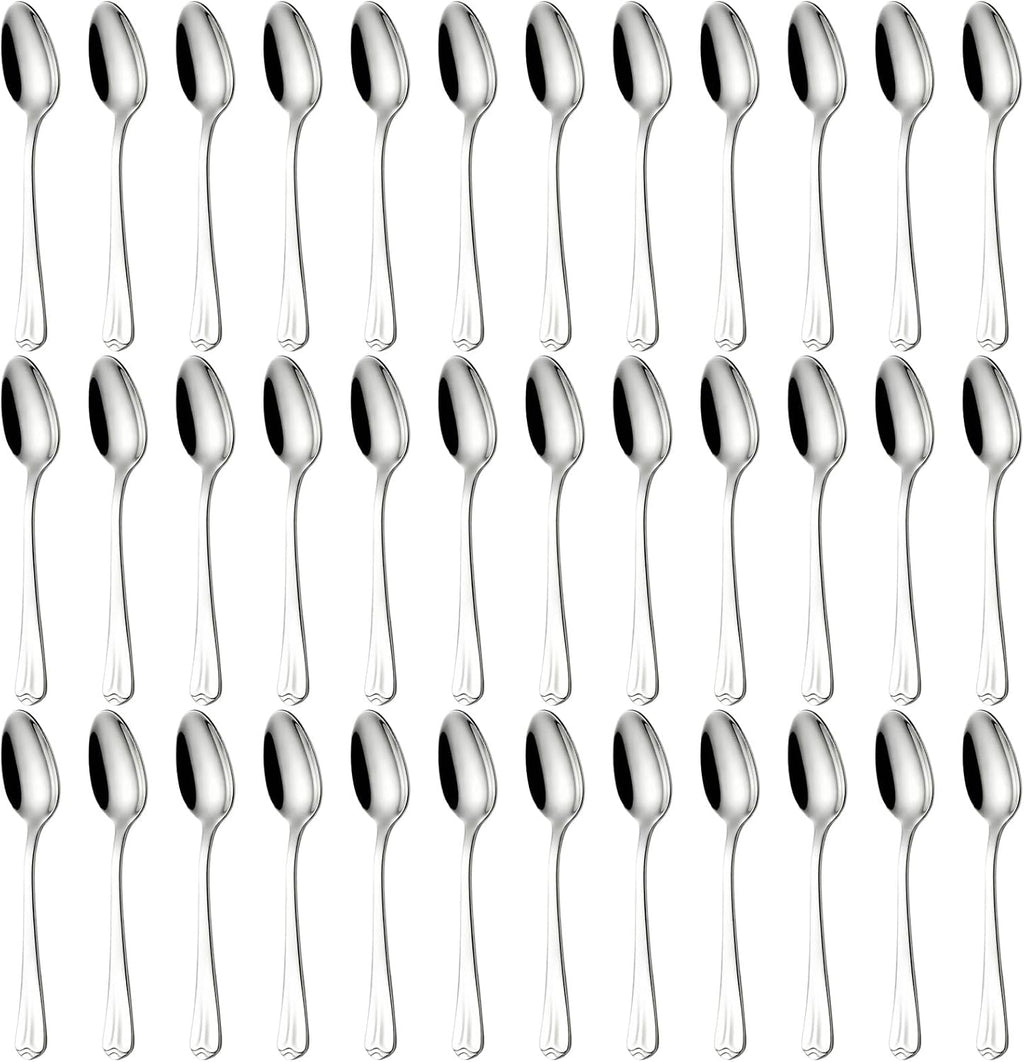 Stainless Steel Teaspoon/Coffee Spoon Set of 36