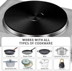 Hot Plate, CUSIMAX Electric Burner 1500W Single Burner for Cooking, Silver