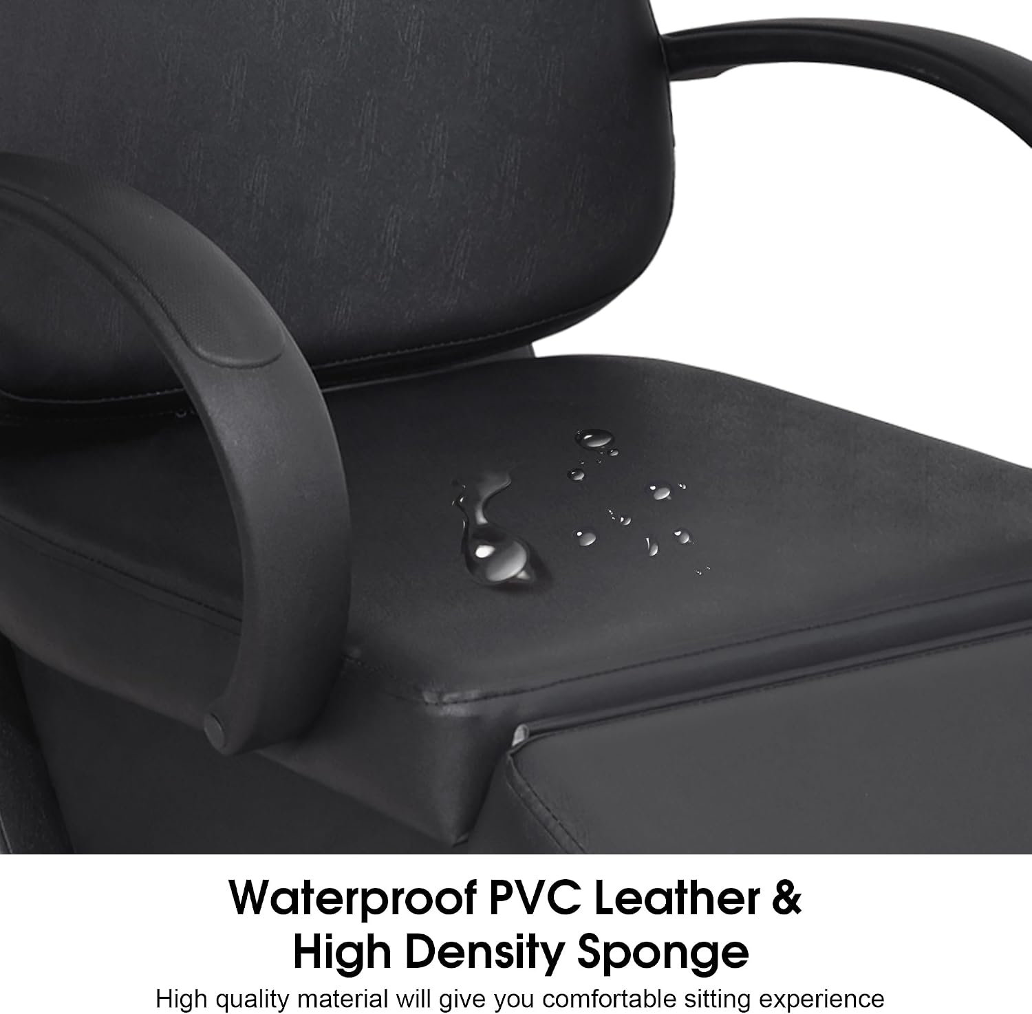 Ceramic Bowl Shampoo Chair for Salon Beauty Spa Unit Station 9051 | Adjustable Backwash Sink, Hair Stylist Barber