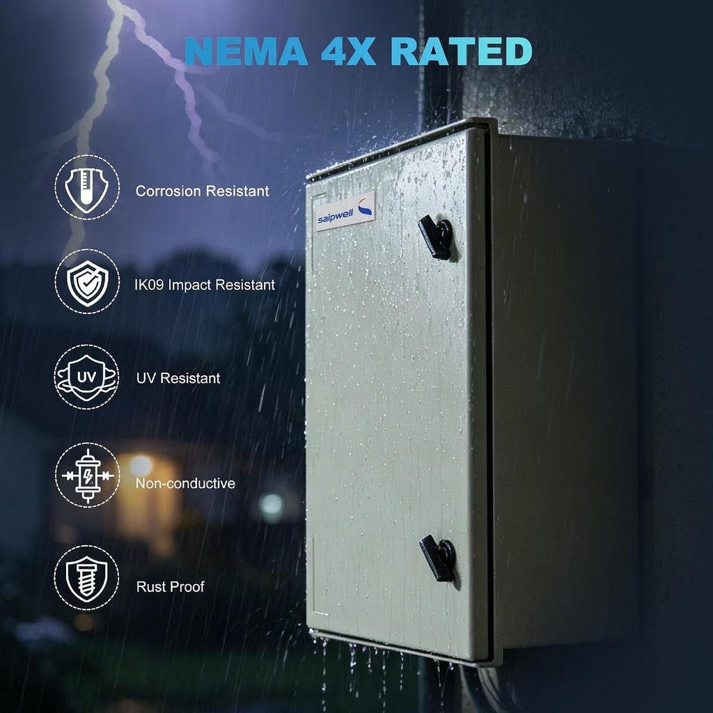 20×16×8 Inch NEMA 4X Electrical Enclosure