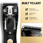 Hair Clippers for Men, Cordless Hair Clipper Kit, Adjustable 4 Length Setting, 2-Speed Settings, Replaceable Ceramic