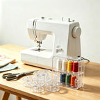 Class 15 Bobbins for Singer Sewing Machines Transparent Plastic Bobbin 50PCS/Box