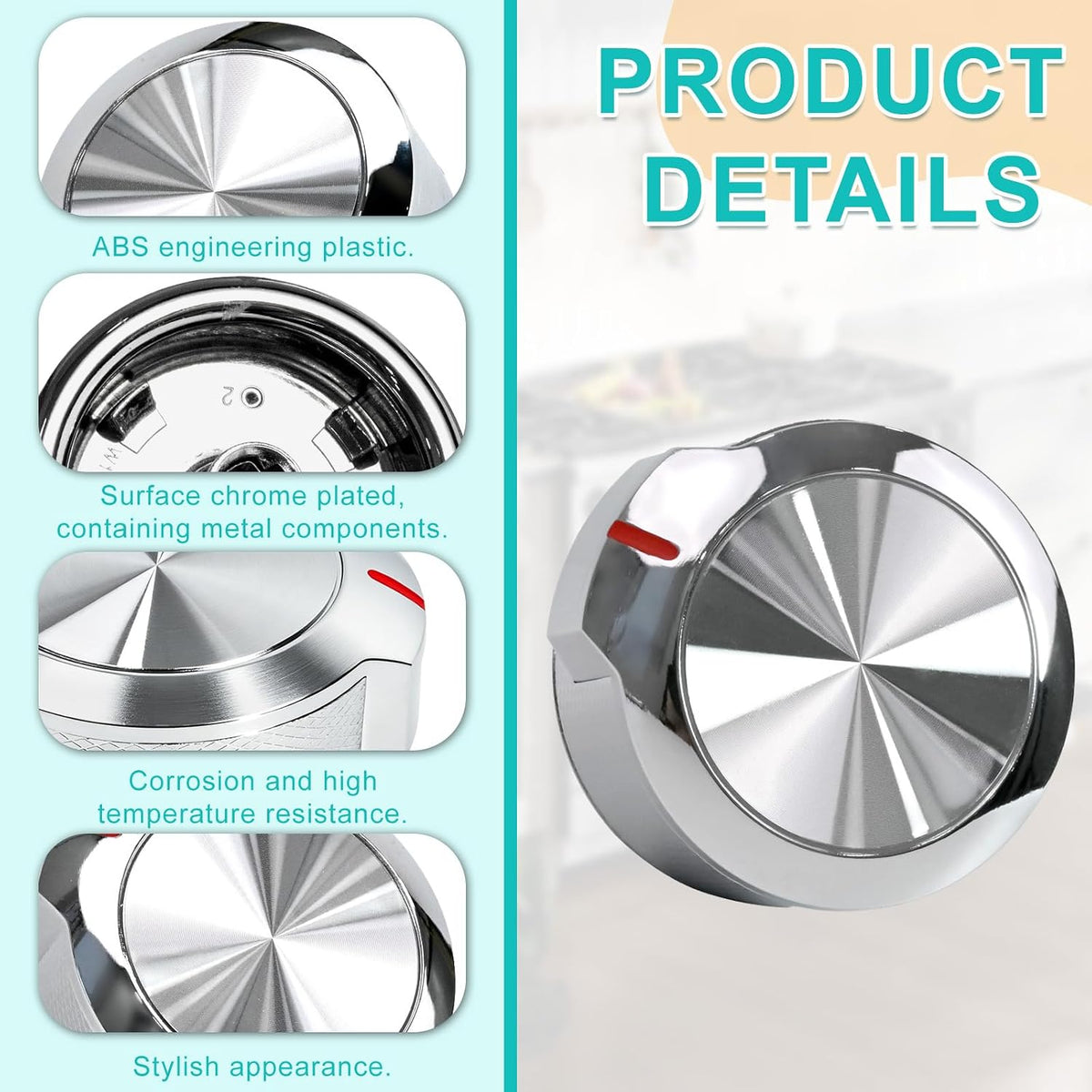 For Whirlpool KitchenAid W11156487 W10823529 Replacement Range Knob NEW