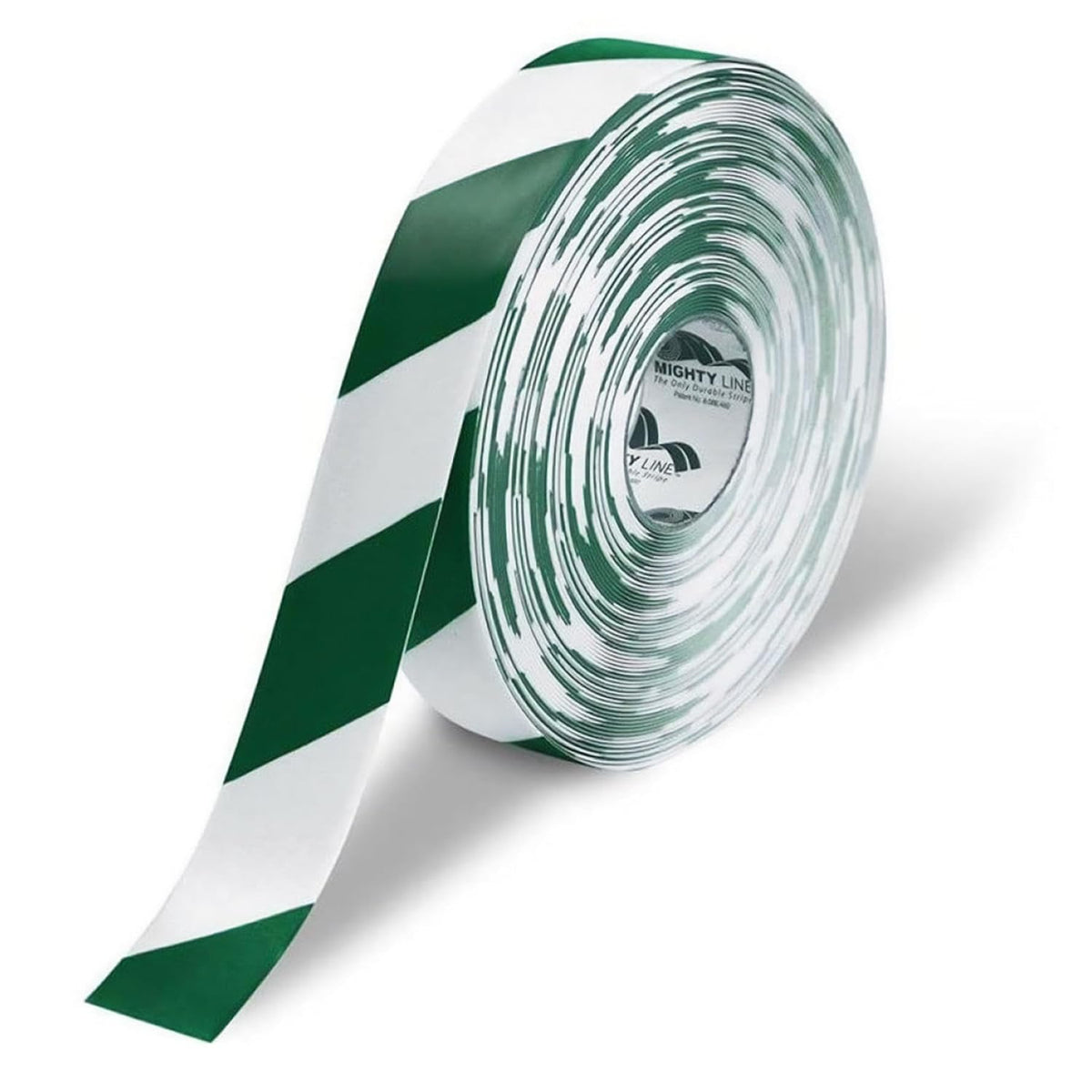 Diagonal Hazard Floor Marking Tape, 100 ft Roll