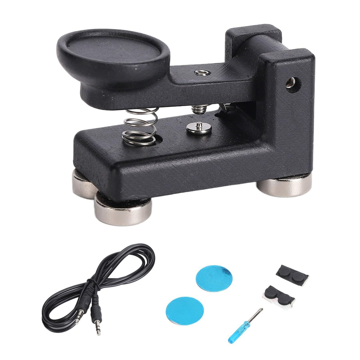 Luocute CW Morse Code Manual Key Portable Magnetic Base for