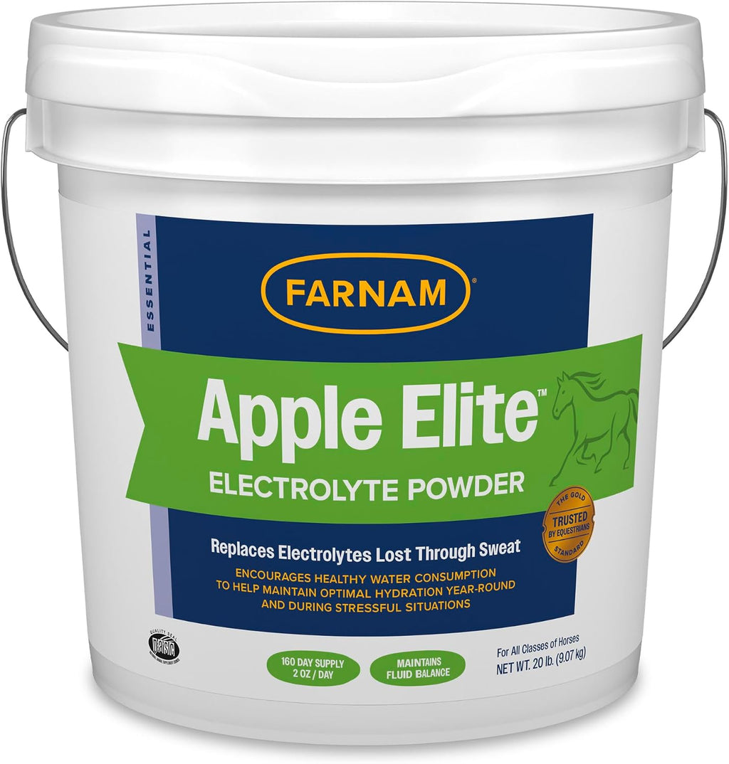 Apple Elite Horse Electrolytes Powder Supplement, 160 Day Supply