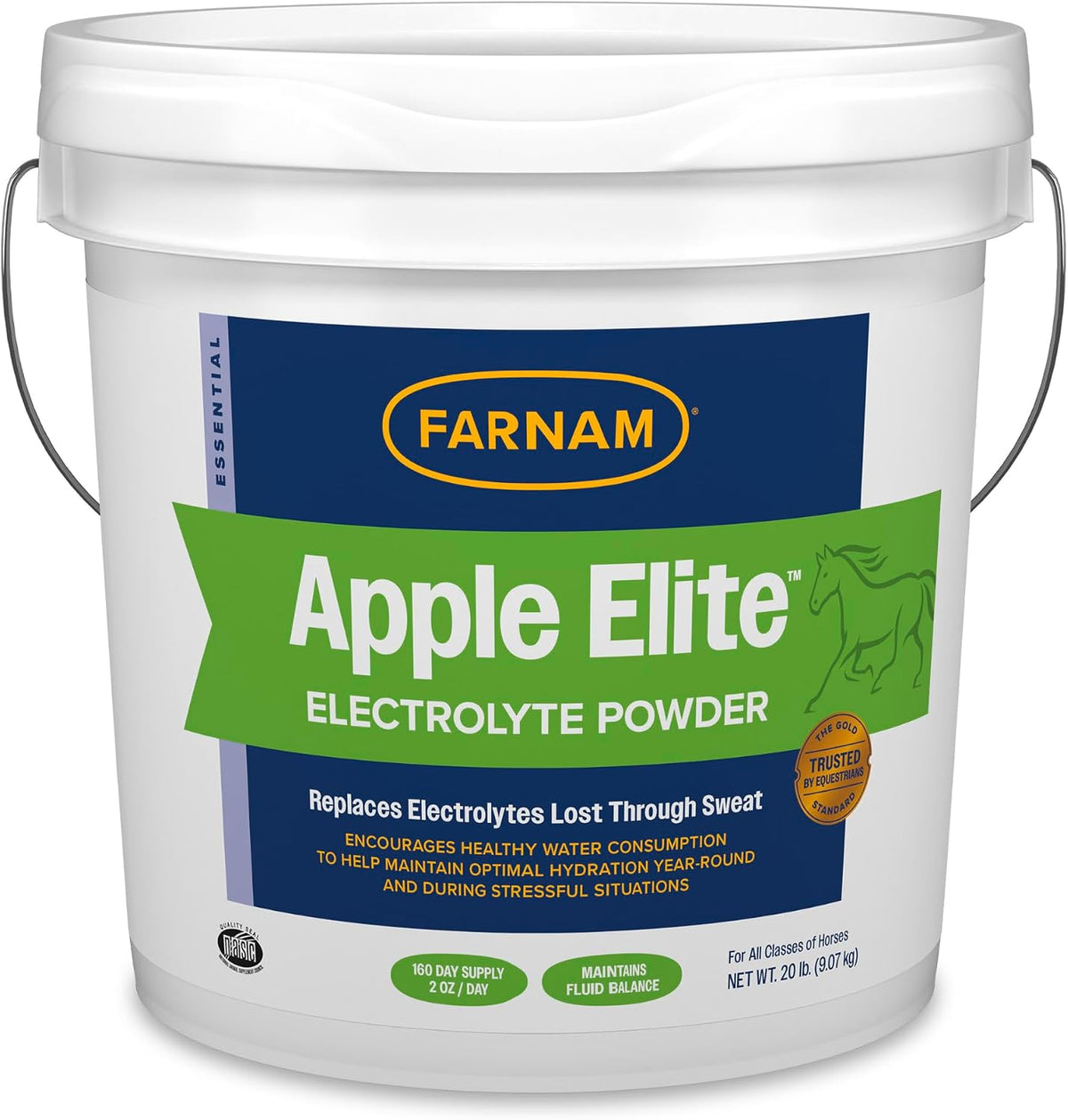 Apple Elite Horse Electrolytes Powder Supplement, 160 Day Supply