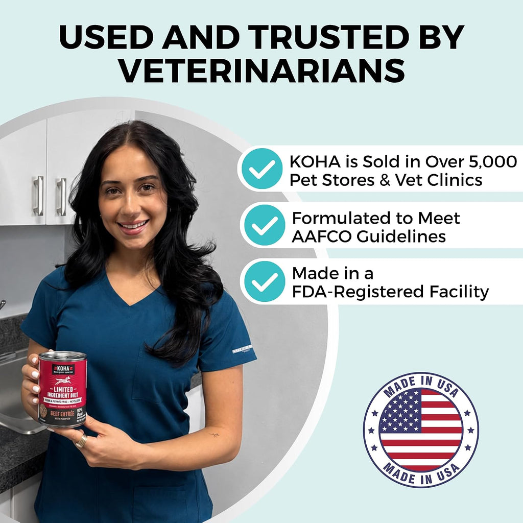 Limited Ingredient Diet Beef Entrée for Dogs, Grain-Free