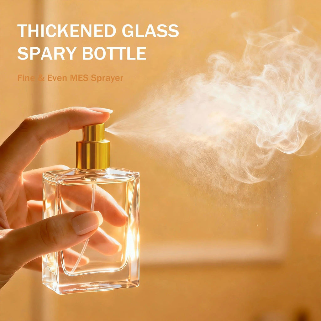 6 Pack 50ML Glass Perfume Spray Bottles, Refillable Atomizer