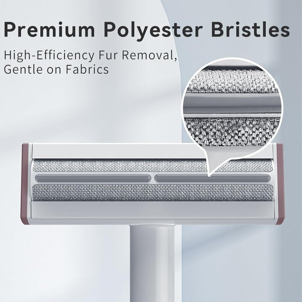 Pet Hair Remover, Lint Brush - Reusable Lint Roller for Cat & Dog Hair on Couch, Carpet, Rugs & Bedding - Portable