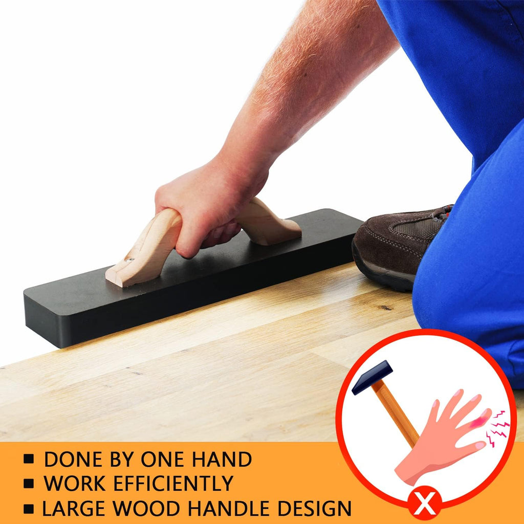 Heavy Tapping Block,Mallet-Free,Tap Floor Directly, Flooring Tools