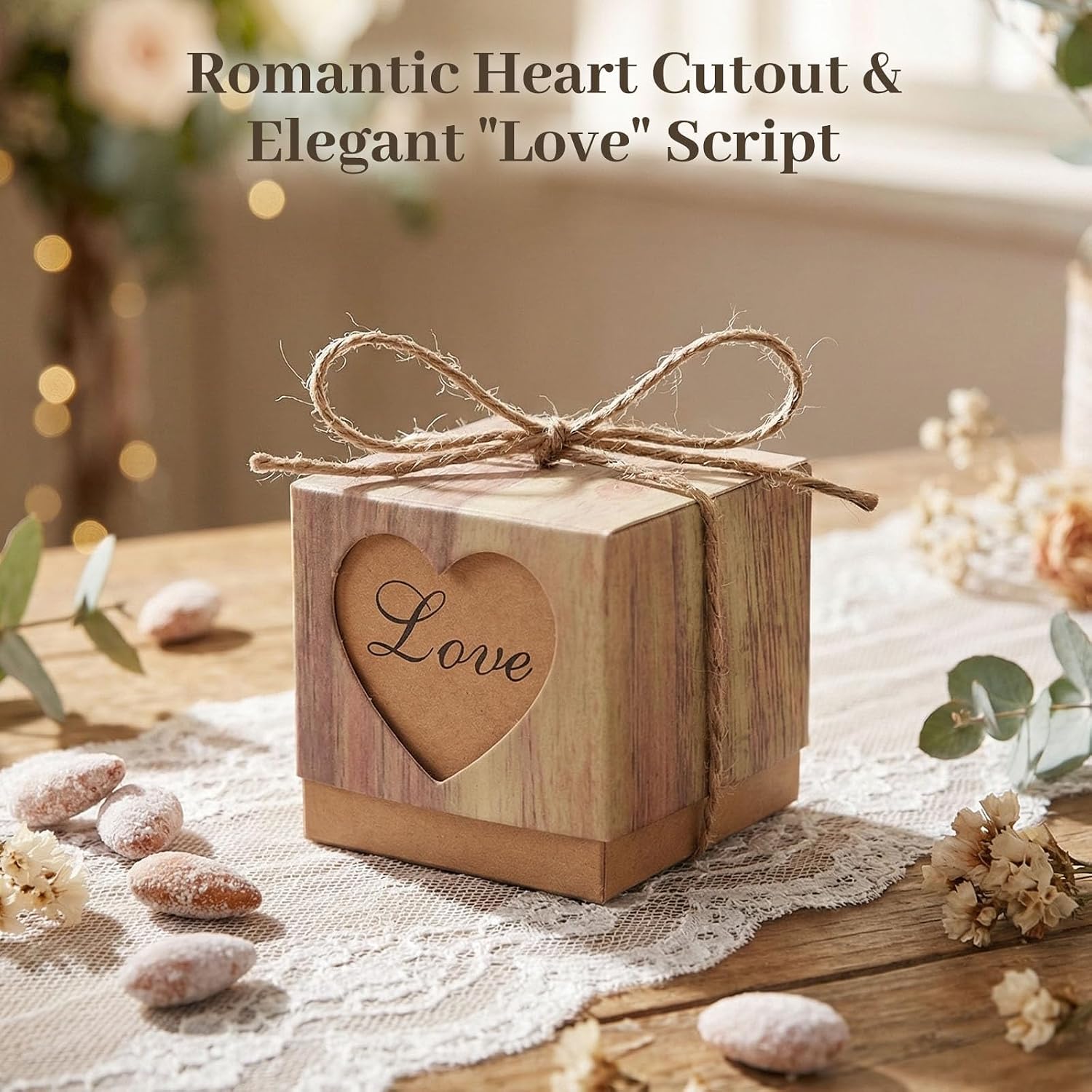50 PCS Small Gift Boxes, 2x2x2 Inches Party Favor Boxes