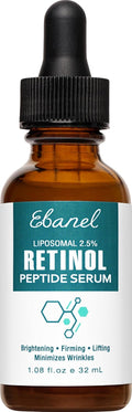 Retinol Serum for Face with Vitamin C, Peptides & Hyaluronic Acid | Anti-Aging Face Serum for Fine Lines, Uneven Skin