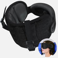 Travel Pillows for Airplanes, 360° Stable Support Airplane Pillow with 3D Eye Mask, Headrest Pillow for Long Flight