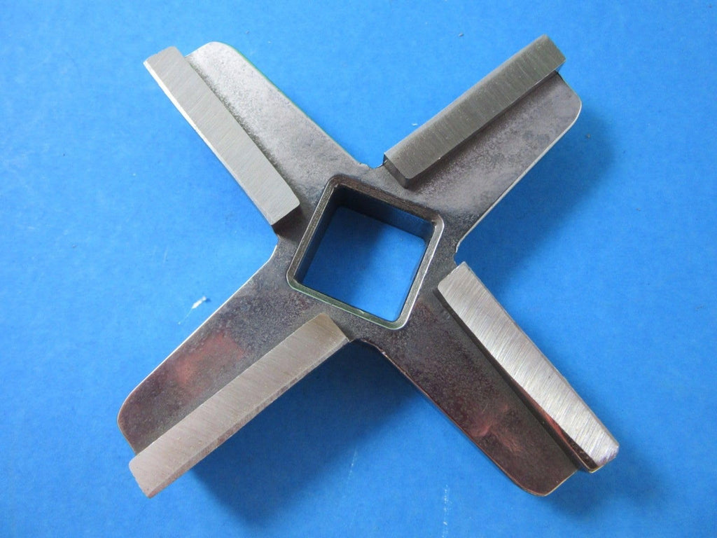 Heavy Duty size #32 Meat Grinder Knife for Biro, Berkel, Meat Your maker, Waltons, Sausage Maker, Omcan and many others. Raised resharpenable edges.