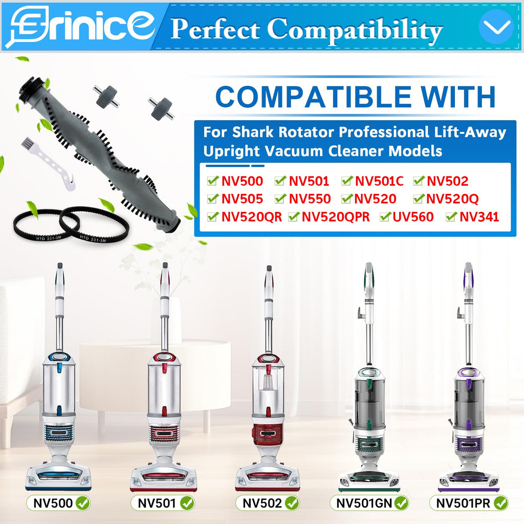 Erinice Brush Roller Replacement for Shark Rotator Professional Lift-Away