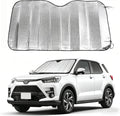Car Windshield Sun Shade, Double Thickening Bubble Sun Shade, Foldable Front Window Sunshade with Suction Cups
