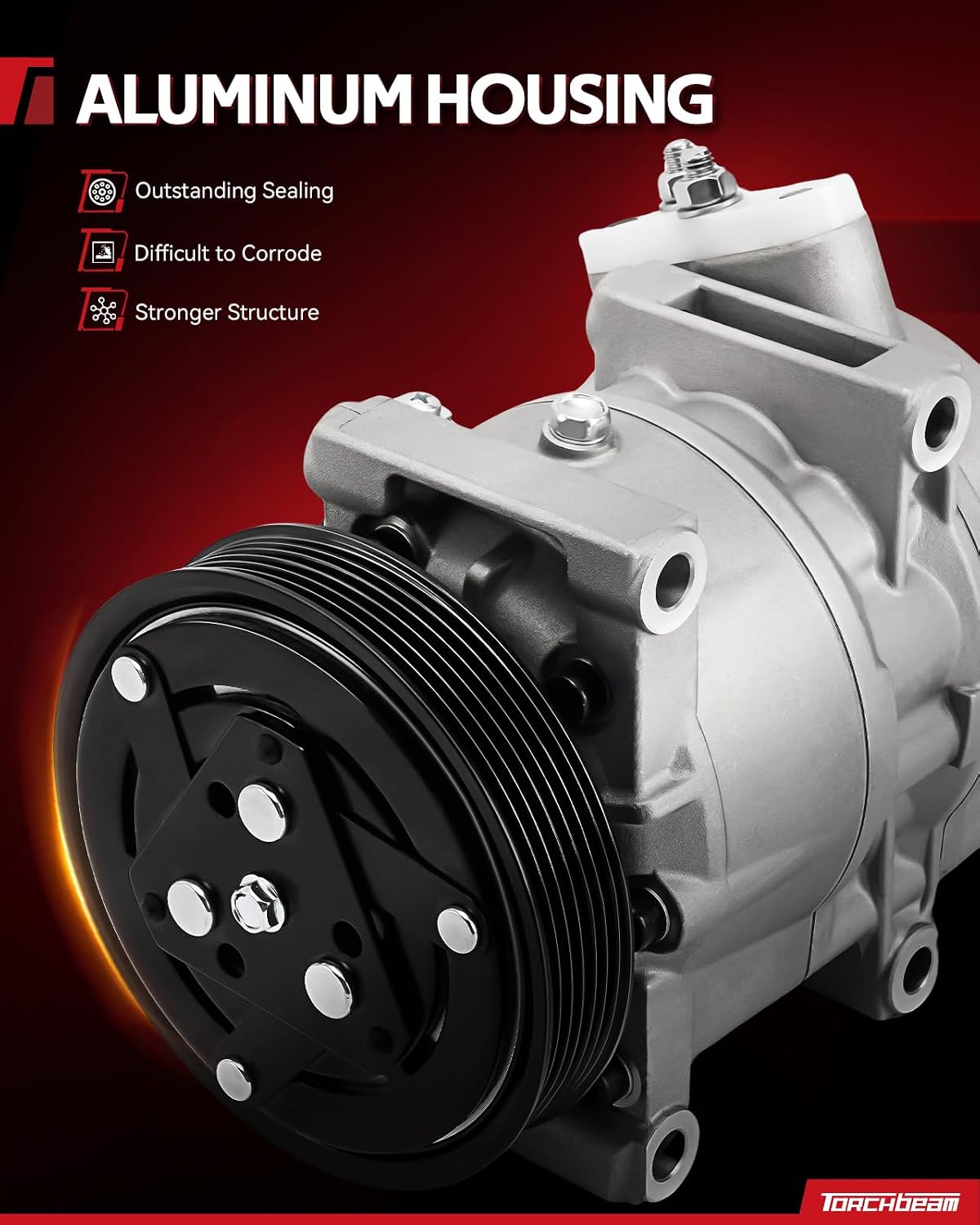 Torchbeam AC Compressor Fit for Mercury Grand Marquis 2006-2011, OE 68185