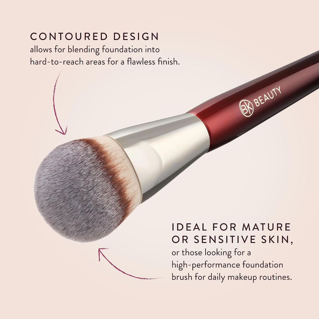 101 Contoured Foundation Brush for Liquid & Cream Makeup