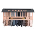 12 Colors Makeup Smoky Eyeshadow Palette Natural Nude Matte Shimmer Glitter Pigment Eye Shadow Pallete Set Black Eye
