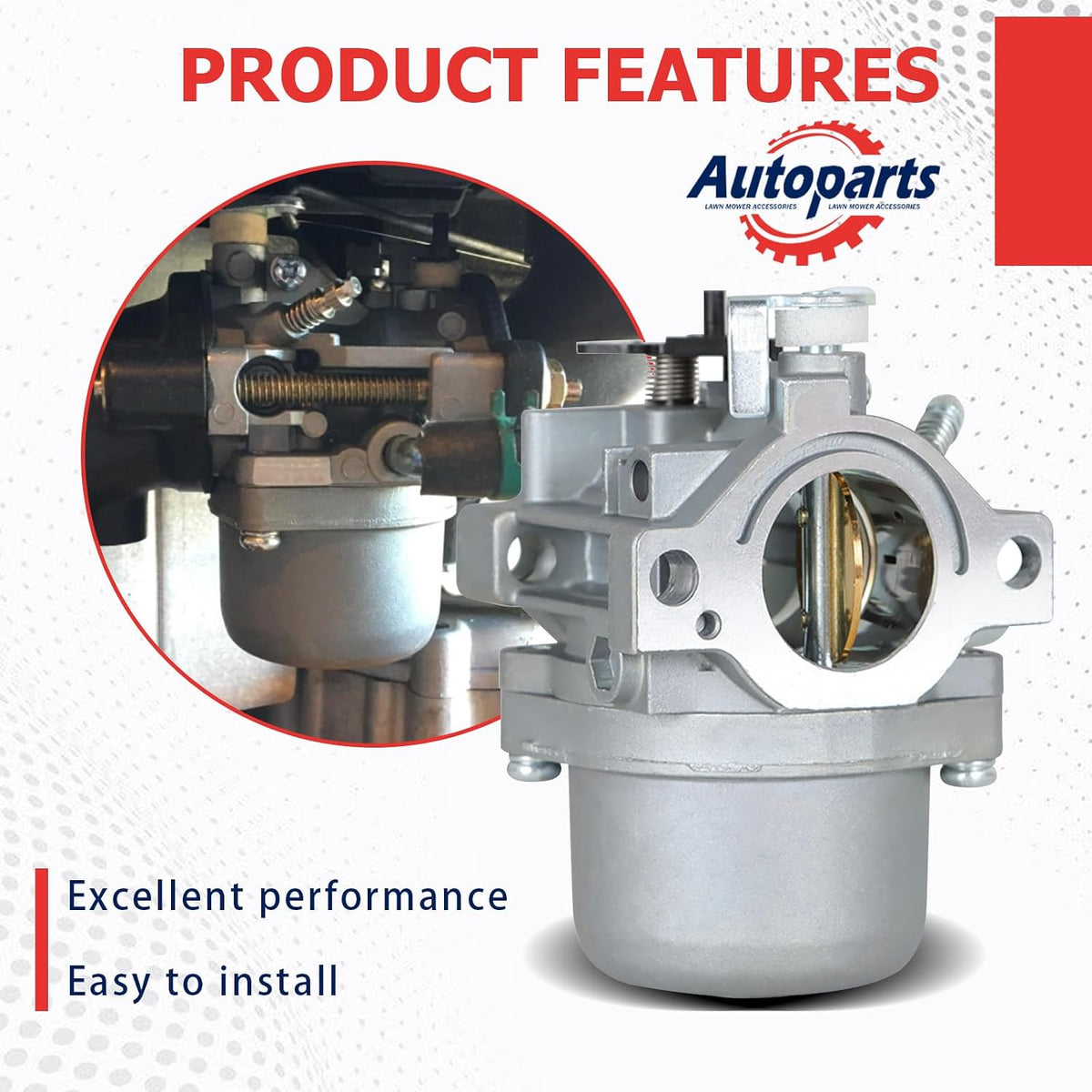 New Carburetor Replacement for Briggs Stratton Lawnmowers Engine 590399 796077 Carb