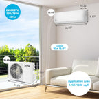 24,000 BTU Mini Split Air Conditioner, 20 SEER 230V