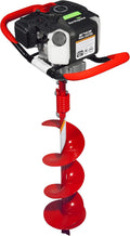 E43 1-Person Earth Auger Powerhead, 43cc 2-Cycle Viper Engine, 30:1 Transmission, 5 Year Limited Warranty, Red or